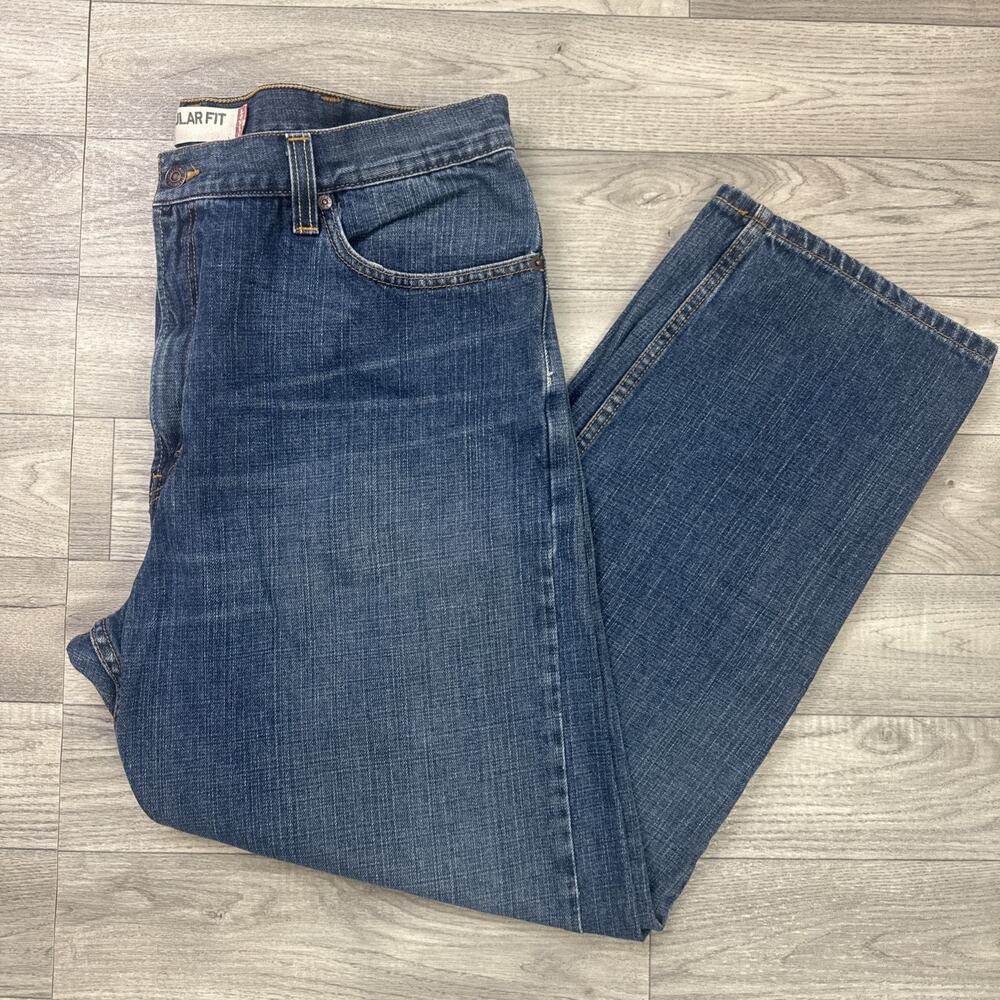 Levi's 505 Classic Regular Fit Straight Leg Jeans Medium Wash sz 40 x 30